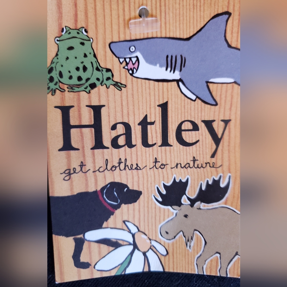 Hatley Women's Black T-Shirt Here Comes Treble - LARGE - NWT - Picture 3 of 5